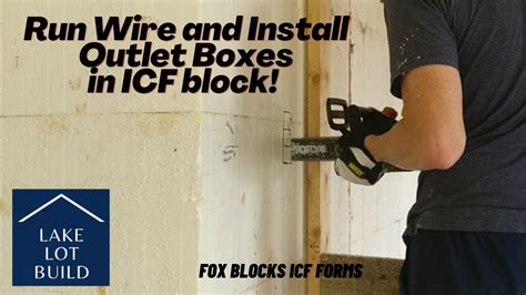 electrical boxes for icf walls|icf block outlet in jamaica.